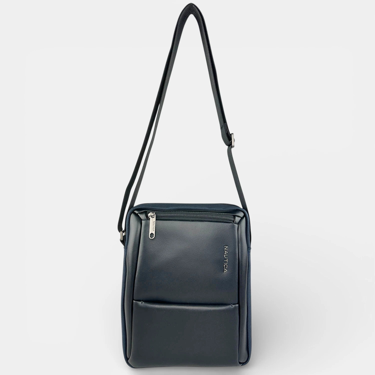 Ανδρική navy blue τσάντα ώμου Nautica N2758 με επένδυση microfiber.