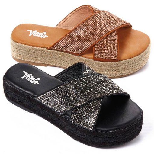 Πλατφόρμα Flat Verde 28-2638-Black