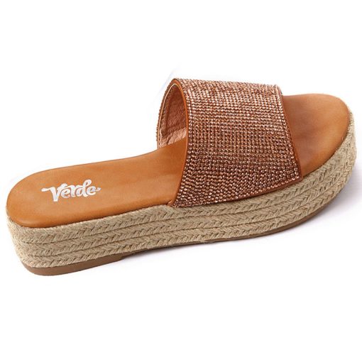 Πλατφόρμα Flat Verde 28-2639-Camel