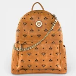 Σακίδιο πλάτης γυναικείο μεγάλο ταμπά La Tour Eiffel με δερμάτινες λεπτομέρειες