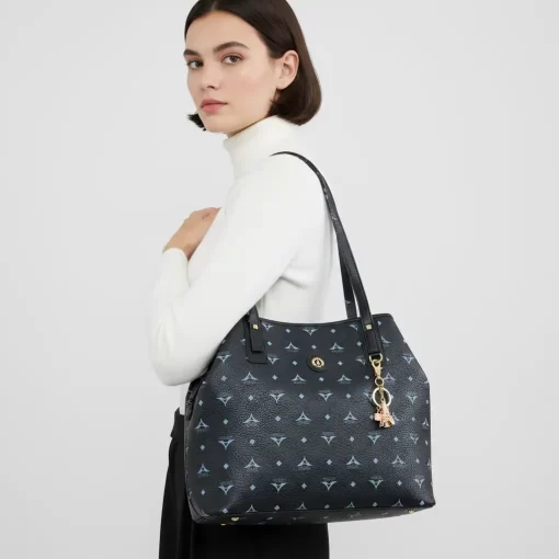 Τσάντα γυναικεία Ώμου La tour Eiffel Μαύρη 36-171034-2ΕC