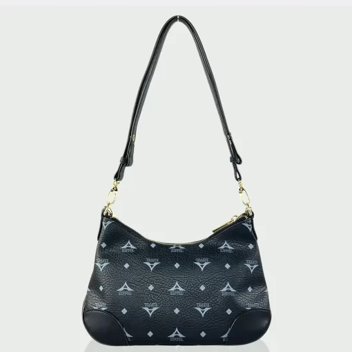 Τσάντα γυναικεία Ώμου και Χιαστί La tour Eiffel Μαύρη 36-231034-1