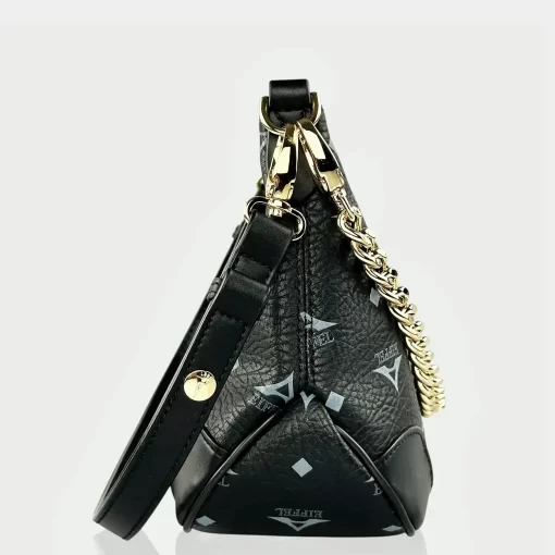 Τσάντα γυναικεία Ώμου και Χιαστί La tour Eiffel Μαύρη 36-231034-1