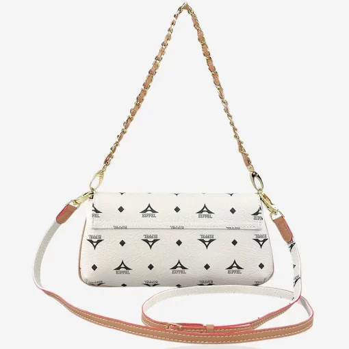 Τσάντα γυναικεία ώμου-χιαστί La tour eiffel Εκρού 36-8910