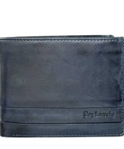 Guy Laroche Δερμάτινο αντρικό πορτοφόλι 37202-Μπλε