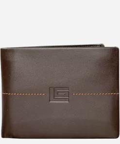 Ανδρικό Δερμάτινο Πορτοφόλι Guy Laroche Καφέ 37407