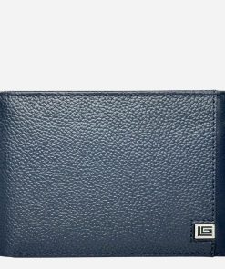 Guy Laroche Δερμάτινο Αντρικό Πορτοφόλι 37906 Μπλε