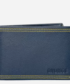 Guy Laroche Δερμάτινο Αντρικό Πορτοφόλι Μπλε 38201