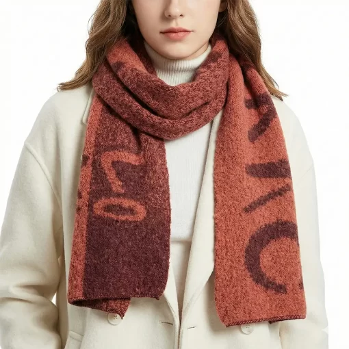 Anekke Γυναικείο πλεκτό Κασκόλ Καμηλό 39480-222