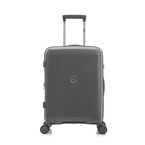 Βαλίτσα Ταξιδίου Καμπίνας Πολυπροπυλένιο με 4 Ρόδες Ύψους 55εκ RCM 425-55 Γκρι