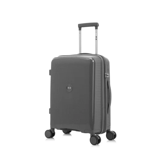 Βαλίτσα Ταξιδίου Καμπίνας Πολυπροπυλένιο με 4 Ρόδες Ύψους 55εκ RCM 425-55 Γκρι