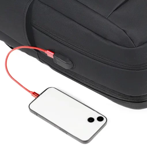 Σακίδιο Πλάτης Ύφασμα RCM 4325-011 Μαύρο