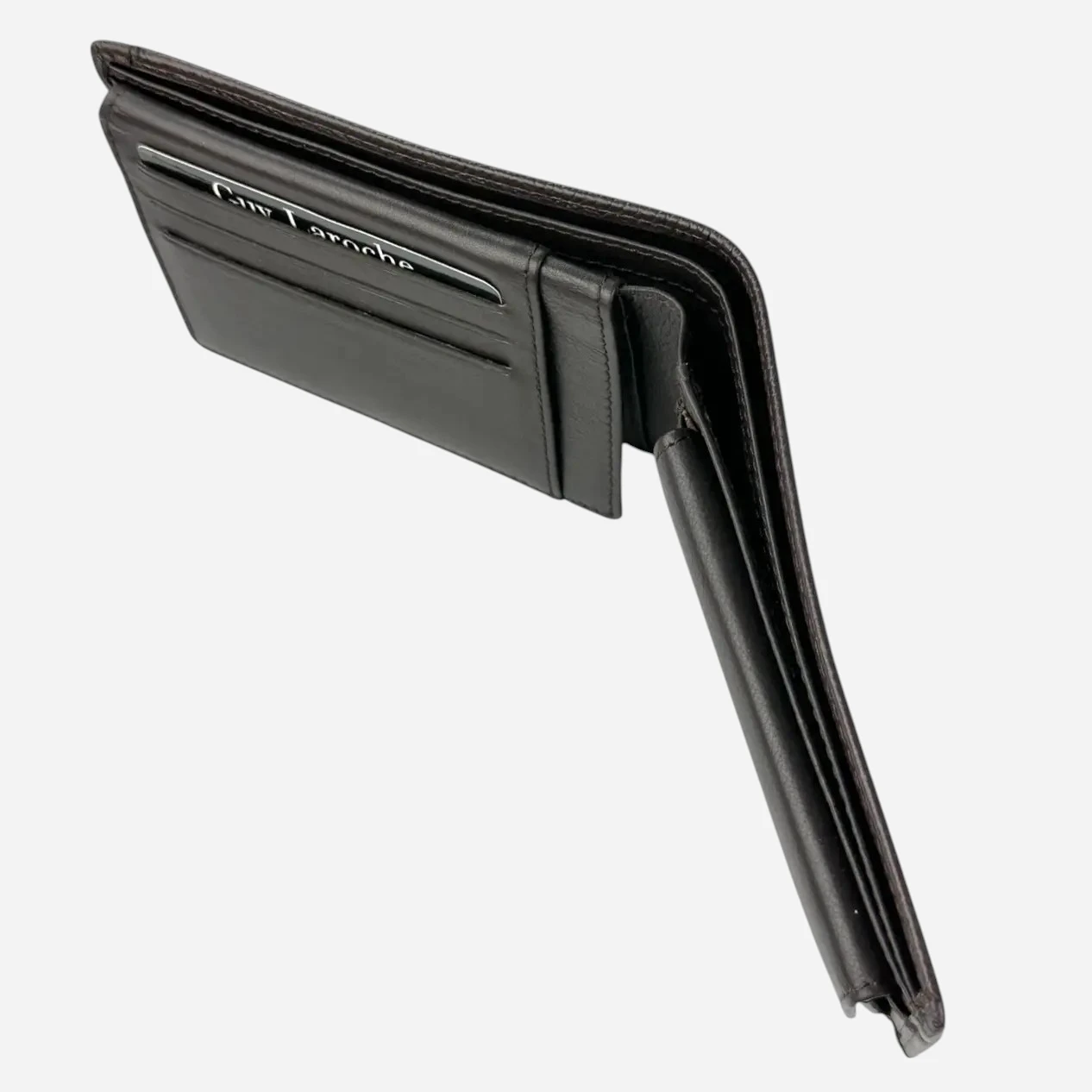 Ανδρικό δερμάτινο πορτοφόλι Guy Laroche 48002 σε καφέ χρώμα από μοσχαρίσιο δέρμα