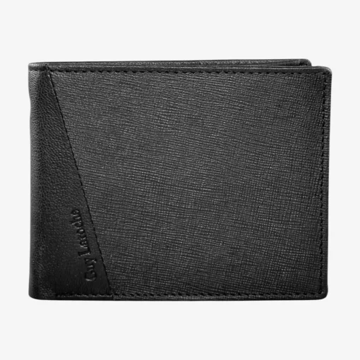 Guy Laroche Ανδρικό Δερμάτινο Πορτοφόλι 48003 Μαύρο