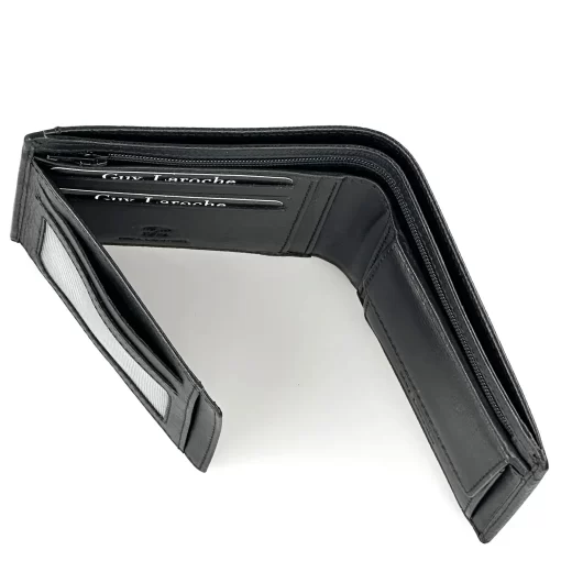 Guy Laroche Ανδρικό Δερμάτινο Πορτοφόλι 48003 Μαύρο