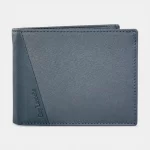 Ανδρικό δερμάτινο πορτοφόλι Guy Laroche 48003 σε μπλε χρώμα με τεχνολογία RFID