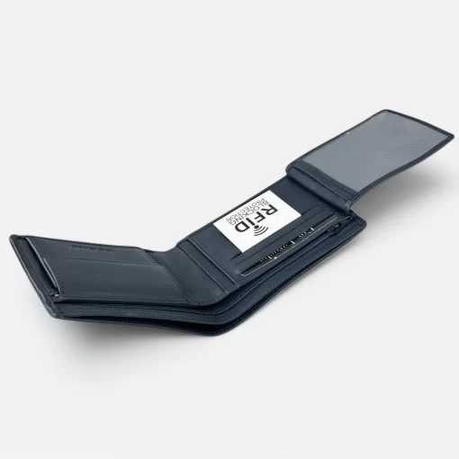 Guy Laroche Ανδρικό Δερμάτινο Πορτοφόλι 48003 Μπλε