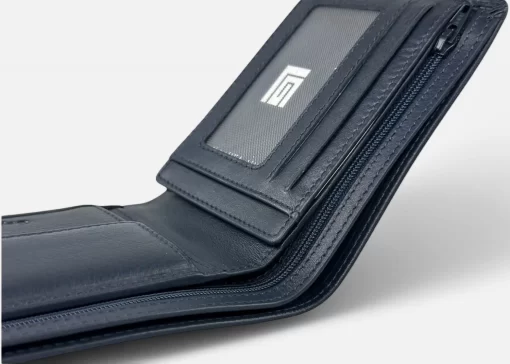 Guy Laroche Ανδρικό Δερμάτινο Πορτοφόλι 48003 Μπλε