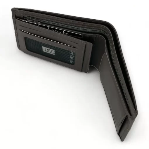 Guy Laroche Ανδρικό Δερμάτινο Πορτοφόλι 48003 Καφέ