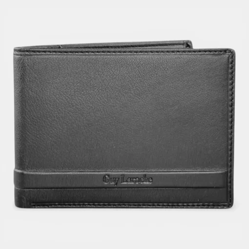 Guy Laroche Ανδρικό Δερμάτινο Πορτοφόλι 48401 Μαύρο
