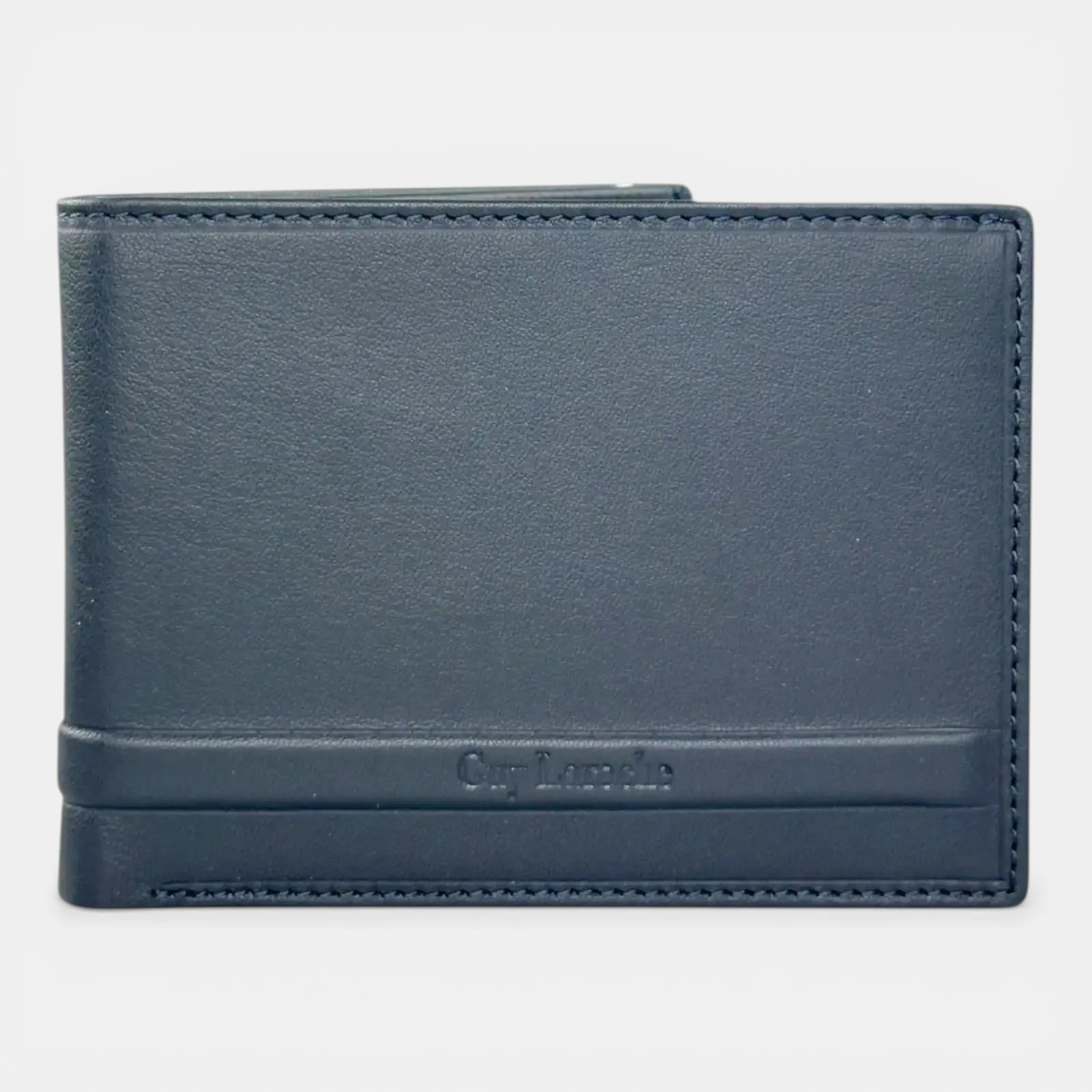 Ανδρικό δερμάτινο πορτοφόλι Guy Laroche 48401 σε μπλε χρώμα με θήκη για κέρματα