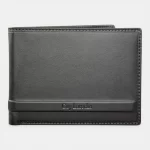 Ανδρικό δερμάτινο πορτοφόλι Guy Laroche 48401 σε καφέ χρώμα με θήκη για κέρματα