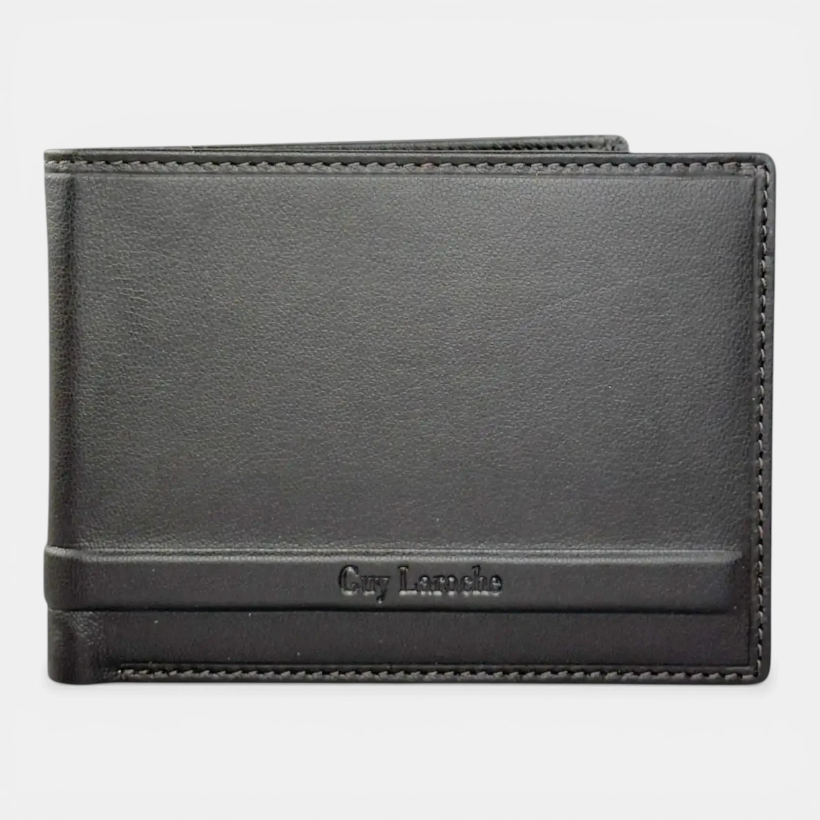 Ανδρικό δερμάτινο πορτοφόλι Guy Laroche 48401 σε καφέ χρώμα με θήκη για κέρματα