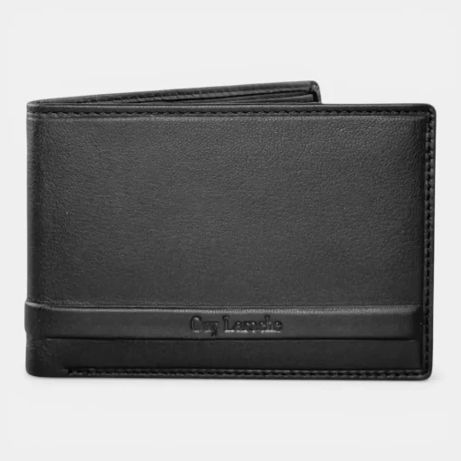 Guy Laroche Ανδρικό Δερμάτινο Πορτοφόλι 48402 Μαύρο