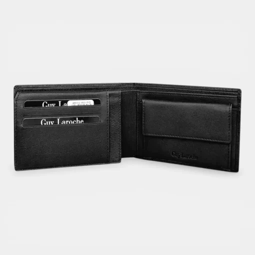 Guy Laroche Ανδρικό Δερμάτινο Πορτοφόλι 48402 Μαύρο