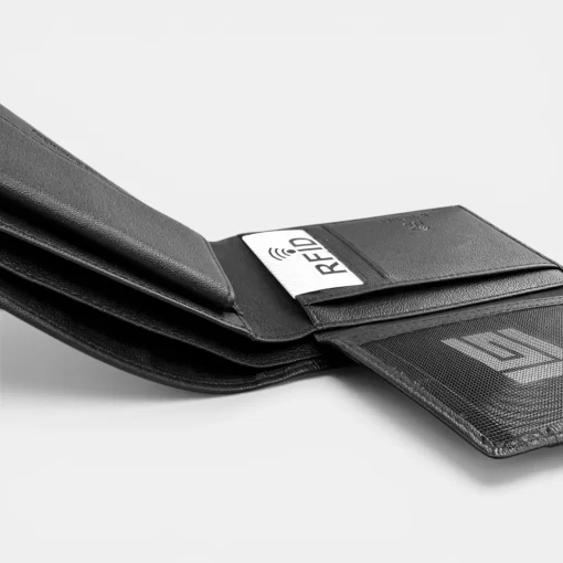 Guy Laroche Ανδρικό Δερμάτινο Πορτοφόλι 48402 Μαύρο