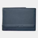 Ανδρικό δερμάτινο πορτοφόλι Guy Laroche 48402 σε μπλε χρώμα από μοσχαρίσιο δέρμα