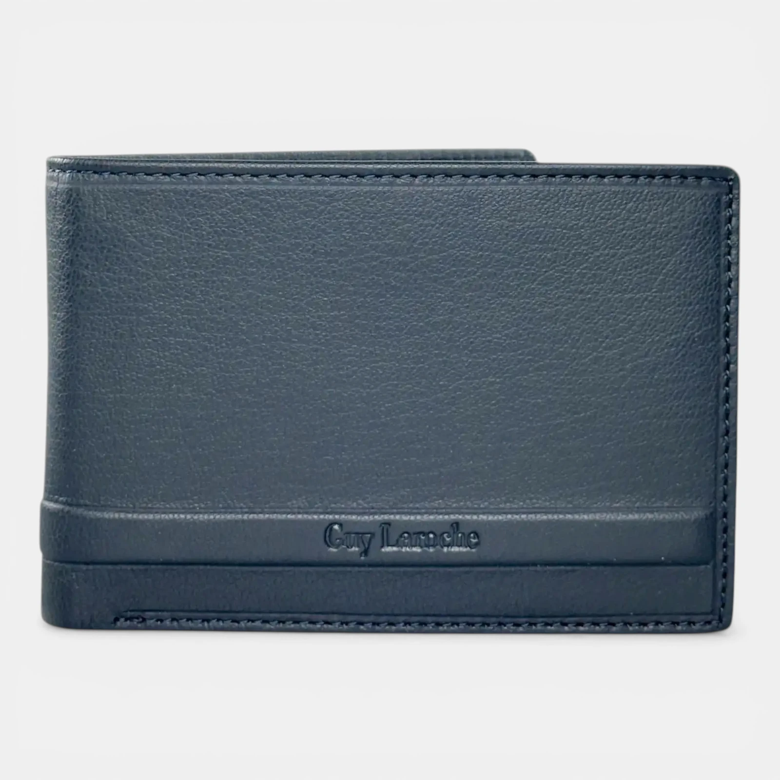 Ανδρικό δερμάτινο πορτοφόλι Guy Laroche 48402 σε μπλε χρώμα από μοσχαρίσιο δέρμα