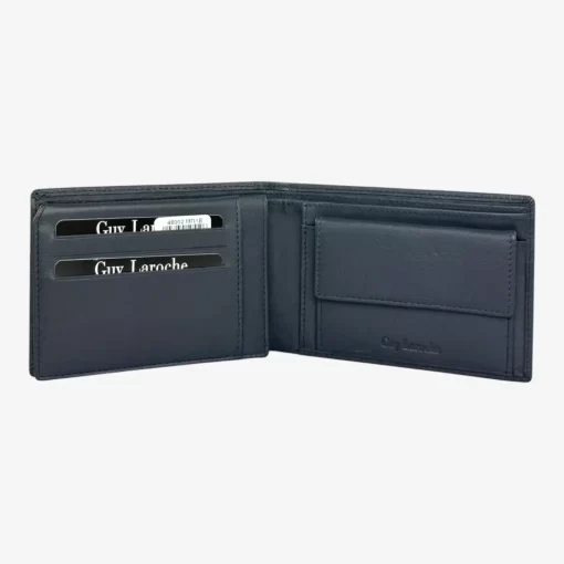 Guy Laroche Ανδρικό Δερμάτινο Πορτοφόλι 48402 Μπλε