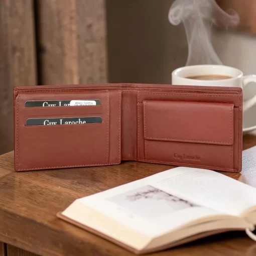 Guy Laroche Ανδρικό Δερμάτινο Πορτοφόλι 48402 Ταμπα