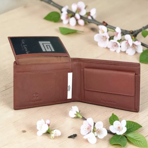 Guy Laroche Ανδρικό Δερμάτινο Πορτοφόλι 48402 Ταμπα