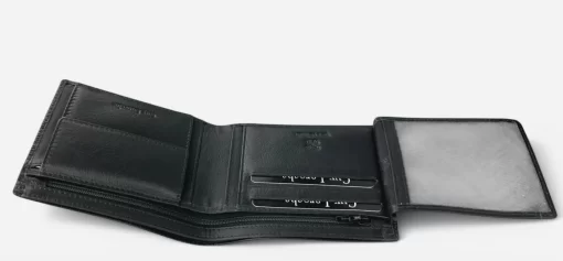 Guy Laroche Ανδρικό Δερμάτινο Πορτοφόλι 48403 Μαύρο