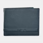 Ανδρικό δερμάτινο πορτοφόλι Guy Laroche 48403 σε μπλε χρώμα με τεχνολογία RFID