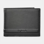 Ανδρικό δερμάτινο πορτοφόλι Guy Laroche 48403 σε καφέ χρώμα με τεχνολογία RFID