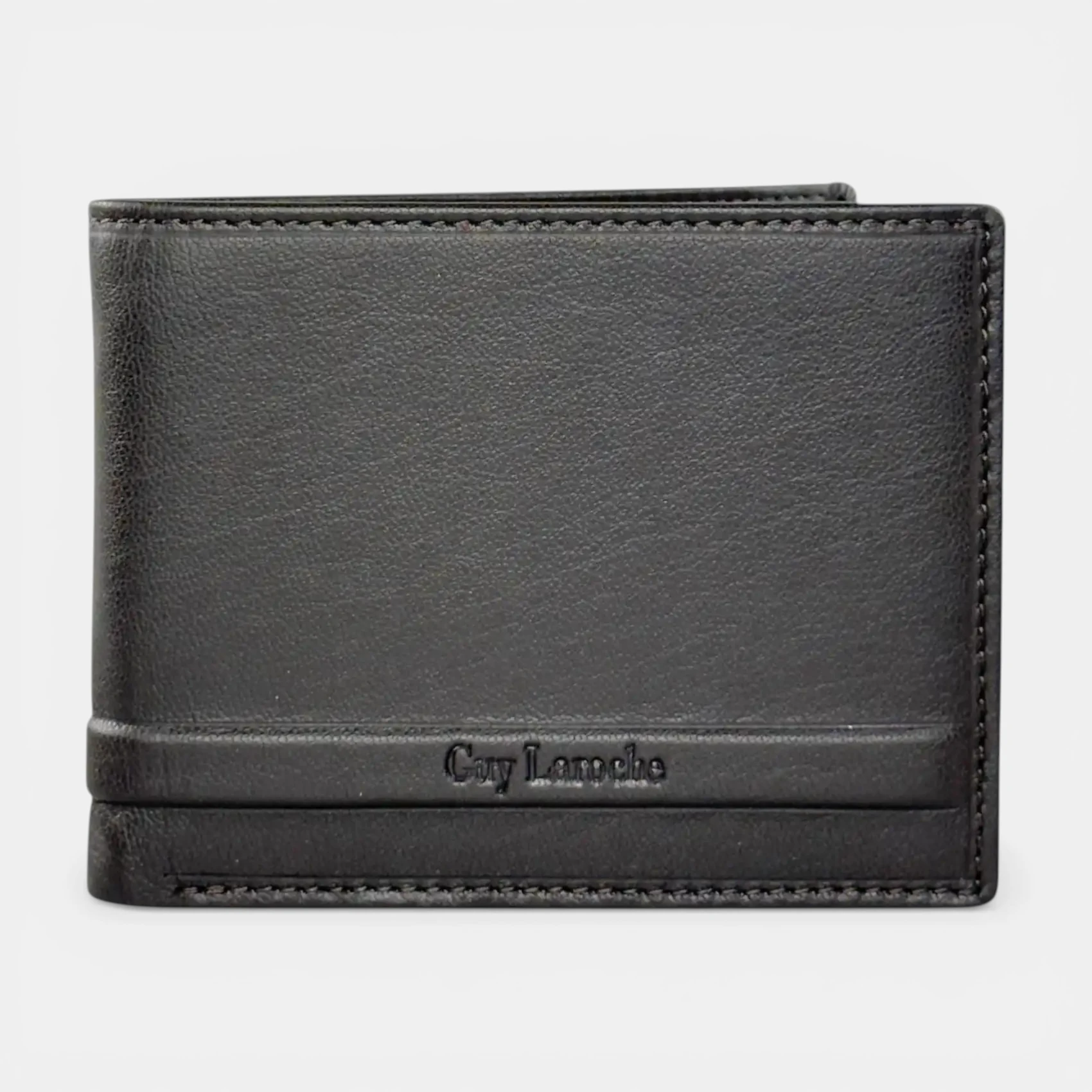 Ανδρικό δερμάτινο πορτοφόλι Guy Laroche 48403 σε καφέ χρώμα με τεχνολογία RFID