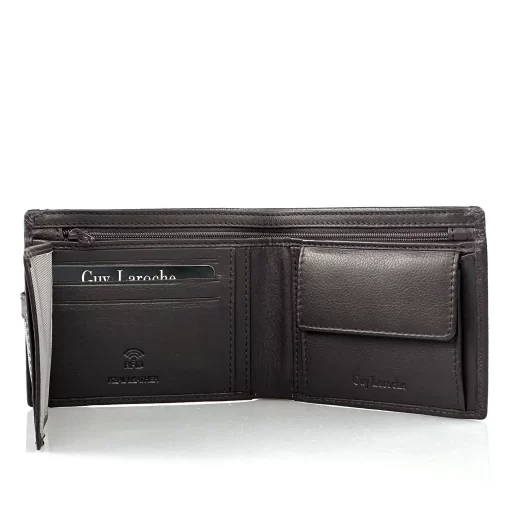 Guy Laroche Ανδρικό Δερμάτινο Πορτοφόλι 48403 Καφέ