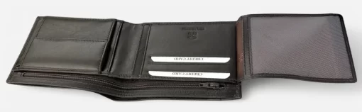 Guy Laroche Ανδρικό Δερμάτινο Πορτοφόλι 48403 Καφέ