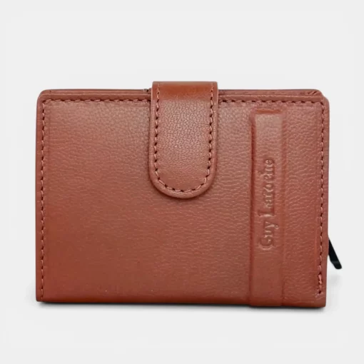 Guy Laroche Δερμάτινο πορτοφόλι-καρτοθήκη με μηχανισμό 48404 Ταμπα