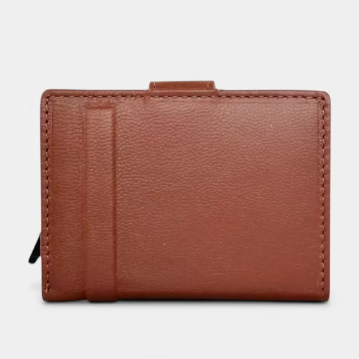 Guy Laroche Δερμάτινο πορτοφόλι-καρτοθήκη με μηχανισμό 48404 Ταμπα