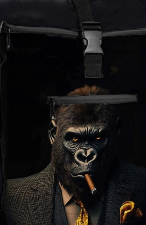 New Rebels Mart Art New York Gorilla 21L Rolltop Laptop Αδιάβροχο 15,6″ 51.151288