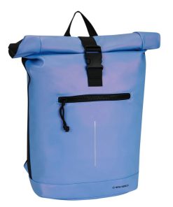 New Rebels Mart New York Metallic Light Blue 21L Backpack Rolltop Water Repellent Laptop 15.6" 51.113520