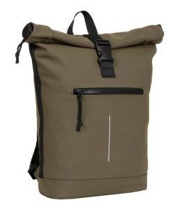 New Rebels Mart New York Olive Green 21L Backpack Rolltop Water Repellent Laptop 15.6 51.113523