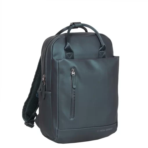 Σακίδιο Πλάτης New Rebels Harper Miami Metallic Green 10L Αδιάβροχο 51.129329