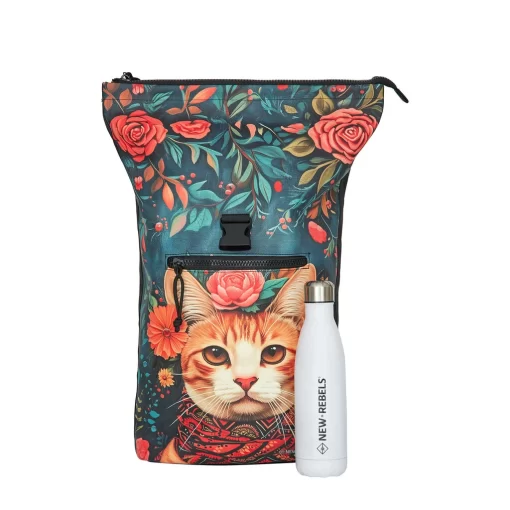New Rebels Mart Art New York Catface 21L Rolltop Αδιάβροχο 15,6″ 51.149688