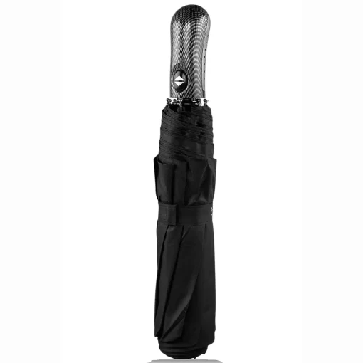 Μεγάλη Μαύρη Αυτόματη Σπαστή Ομπρέλα Open/Close Αντιανεμική 55007-01