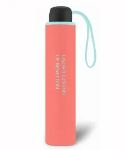 Benetton Ομπρέλα Βροχής Super Mini σπαστή χειροκίνητη Καρπουζι 56251